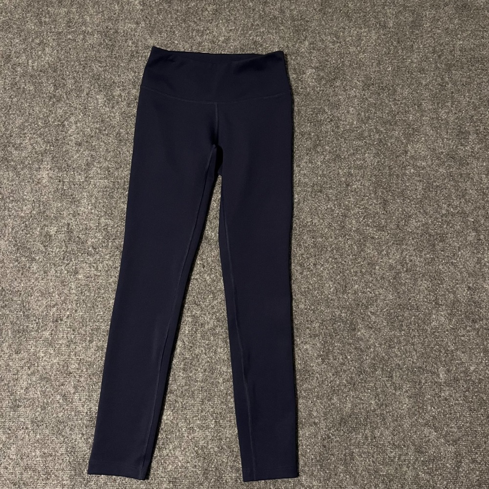 New Balance NB Dry Womens Navy Blue High Waisted Athletic Leggings Size XS